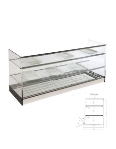 Vitrina de tapas 3 Pisos Remota VGTR-3 120 MAX