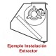 Ejemplo Instalación Turbina Campana Extractora