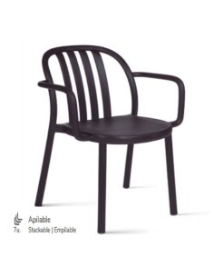 Sillas de plastico apilables RESUE-B