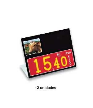 Portaprecios para carniceria Vaca SPC-301