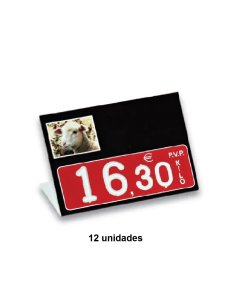 Portaprecios para carniceria cordero SPC-302