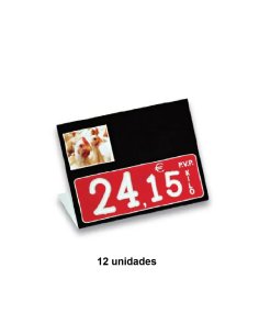 Portaprecios para carniceria pollo SPC-303