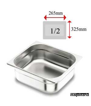 Cubeta Gastronorm INOX GN 1/2
