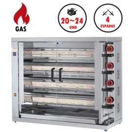 Asador de pollos FEECO420 ( 4 espadas - 20 pollos).