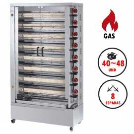 Asador de pollos FEECO840 (8 espadas - 40 pollos)