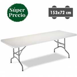 Mesa rectangular de catering 3R11 (153 x 72 cm)