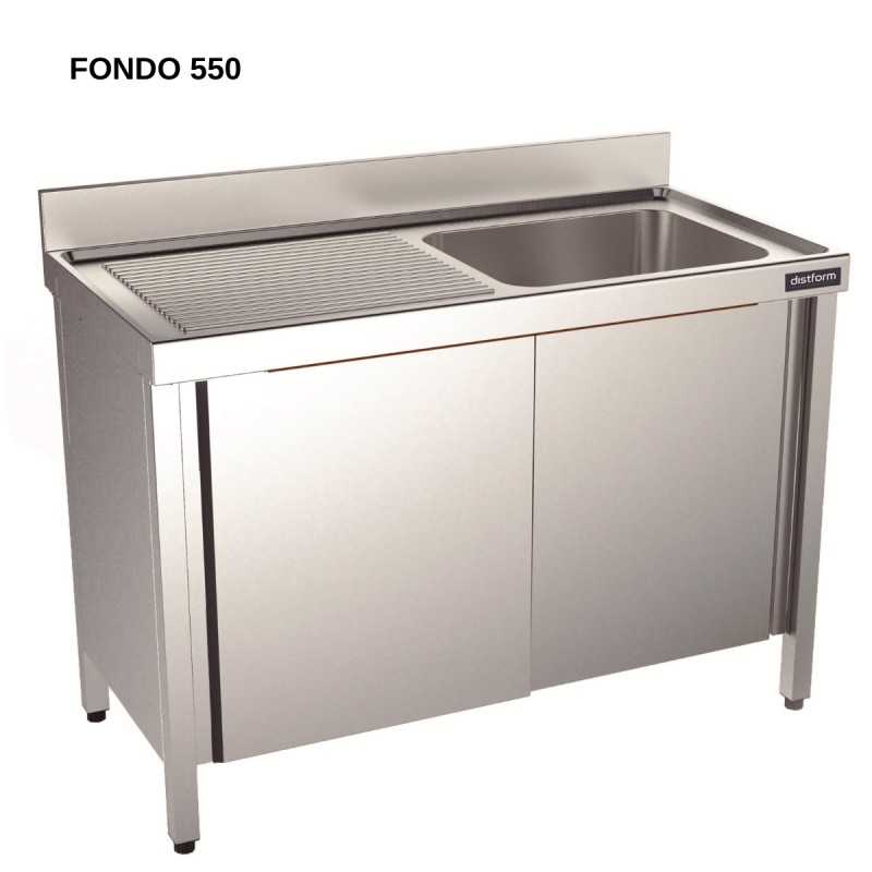 Fregadero con bastidor FONDO 55 DIFBPD55