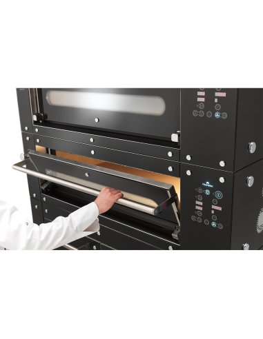 Horno electrico para pizza IABL-S-Y050 Puerta