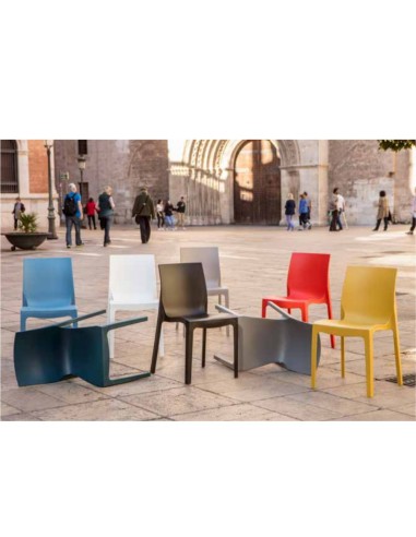 Sillas de terraza apilables 1R110-3