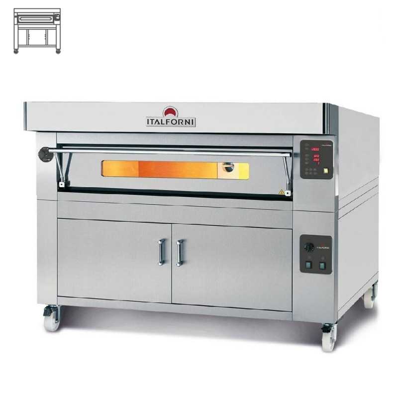 Horno pizza electrico camara refractaria BULL