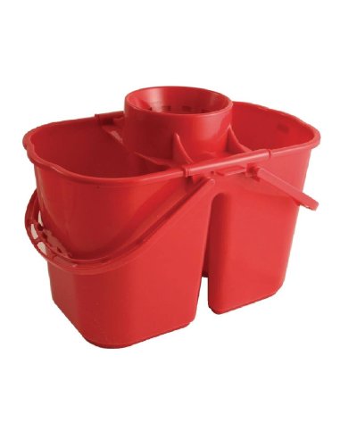 Cubo fregona doble  colores NICD502