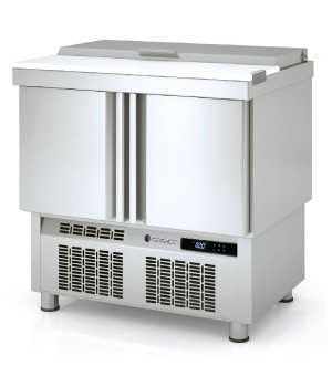 Mesas frias para ensaladas tapa INOX COMFS-100