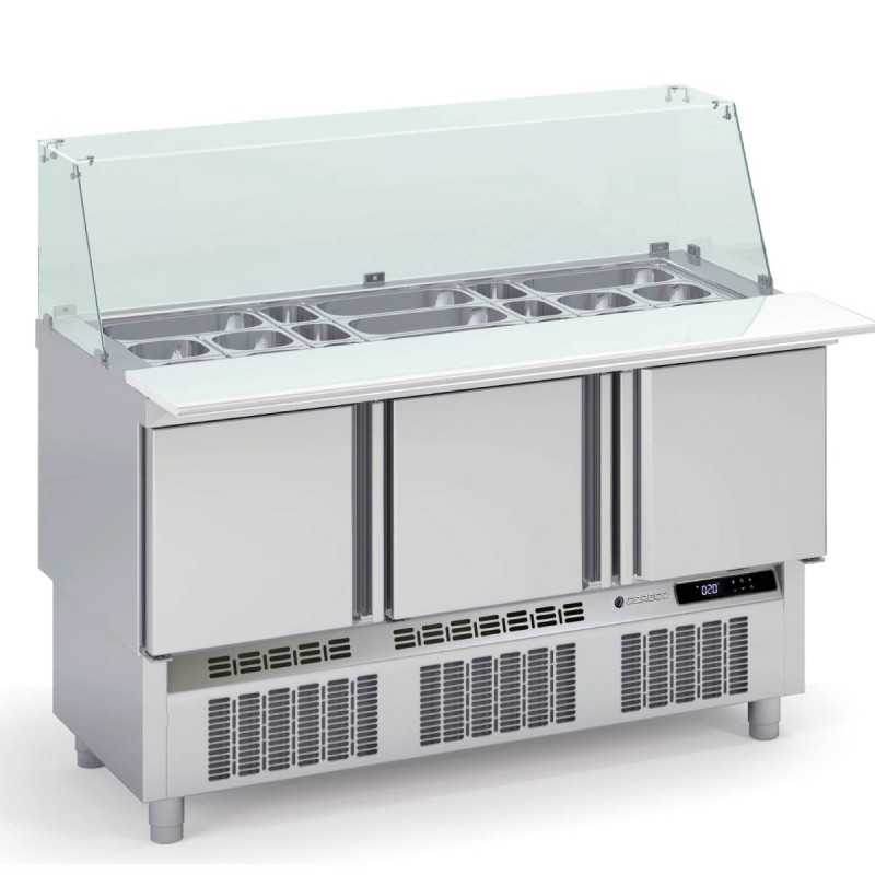 Mesa de ingredientes Kebab 1.4m COMFK-140