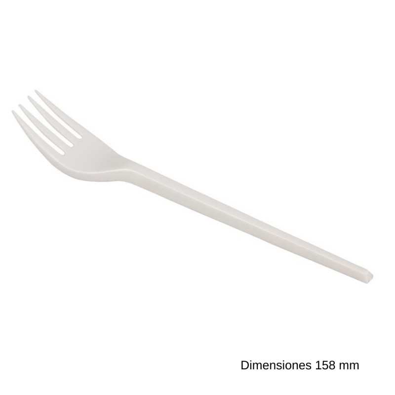 Tenedor de plastico 100uds NIU641