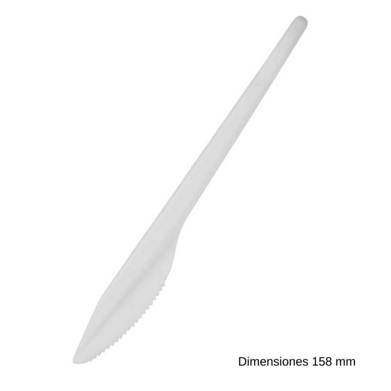 Cuchillo de plastico 100uds NIU642