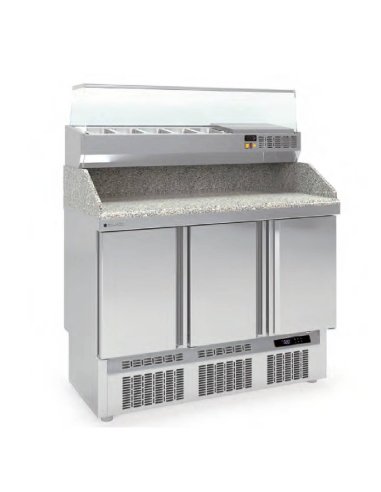 Mesa ingredientes pizza Granito COMFPCP-140