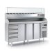 Mesa ingredientes pizza  Cajones COMFP70-225