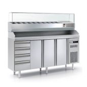 Mesa ingredientes pizza  Cajones COMFP70-225
