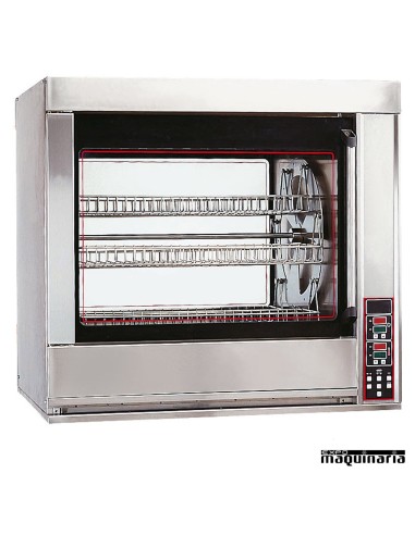 Asador electrico de balanceras para pollos 7 cestas
