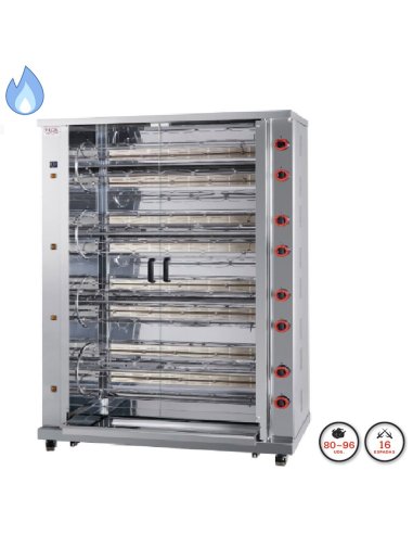 Asador de pollos rotativo Multifuncion FEM4