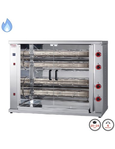 Asador de pollos rotativo Multifuncion FEM2
