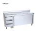 Mueble neutro con cajones F70 mural