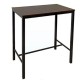 Mesa de bar alta 100x60 Negro HO167387 Wengue