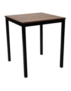 Mesa melamina comedor estructura negra HO16383