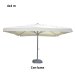 Parasoles para terrazas hosteleria 4x4m FYVIP4X4