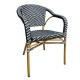 Sillon rattan y Aluminio Bambu-2