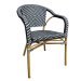Sillon rattan y Aluminio Bambu-2