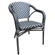 Sillon rattan y Aluminio Bambu-3