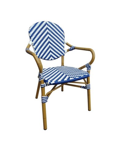 Sillon rattan y Aluminio Bambu FYFERO