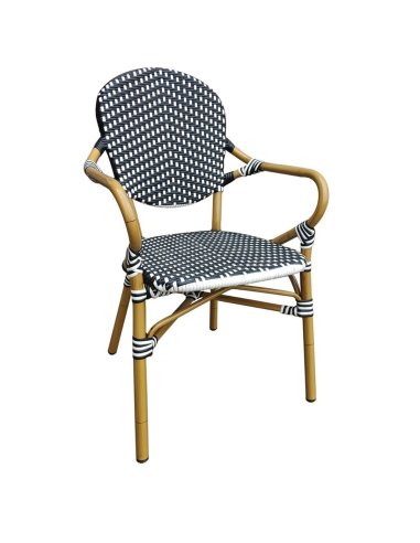 Sillon rattan y Aluminio Bambu FYFERO-2
