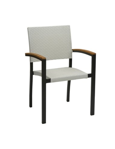 Sillones exterior rattan Aluminio Grafito FYGLA-2