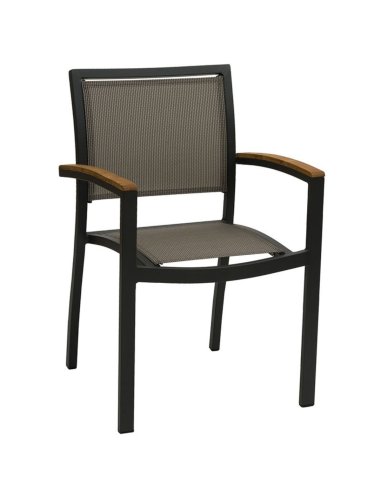 Sillones exterior rattan Estructura Grafito FYGLAD-TE-2