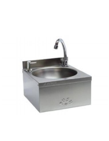 Lavabos mural acero inoxidable EDLM-44-D