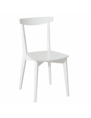 Silla madera blanca FYHUSKY