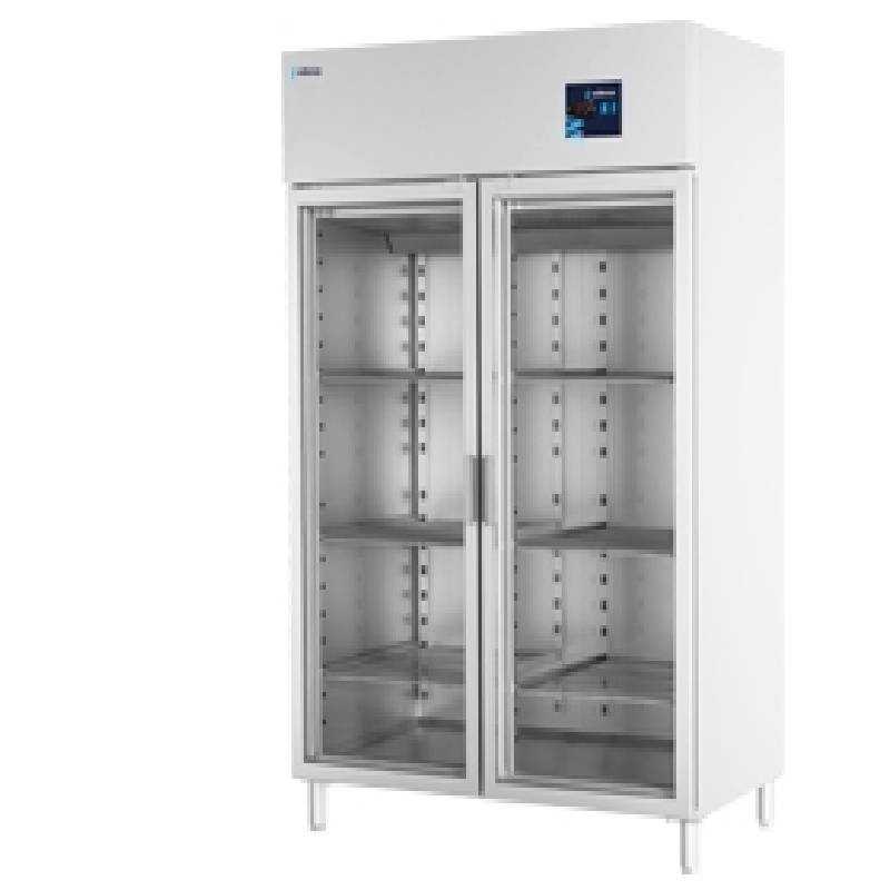 Armario expositor refrigerado GN2/1 puerta de cristal EDAPG-1402 HC PC