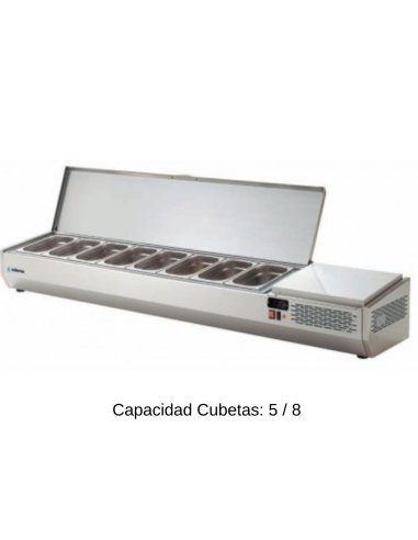 Expositor de ingredientes Tapa Inox EDEIT