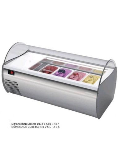 Vitrina de helados sobremesa 100(L) cm MFMICROGEL4