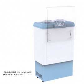 Vitrina expositora de helados INOX MFDV2-LUXE 