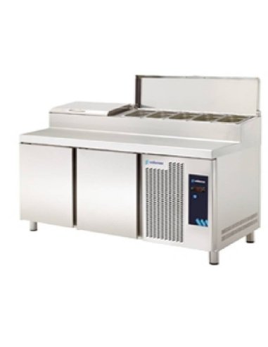 Mesa ingredientes para pizza EDMPGE2-135-I HC 
