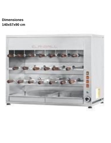 Churrasquera de gas 29 Espadas GNCHG29