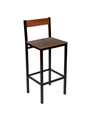 Taburetes altos bar HO165062 Nogal