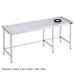Mesa inox con aro desbarazado DIF0501470