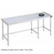 Mesa inox con aro desbarazado DIF0501670