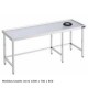 Mesa inox con aro desbarazado DIF0501870