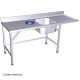 Mesa fregadero con Aro desbarazado y estante FR074436