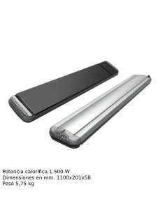 Estufa profesional Calor radiante ECDARK 32 2